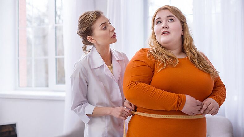Το πρόβλημα της παχυσαρκίας στις γυναίκες πριν πάρετε τσάι Matcha Slim