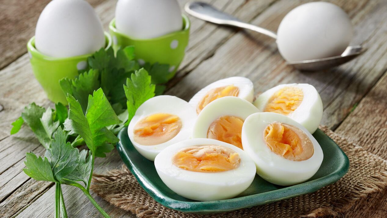 βραστά αυγά σε δίαιτα